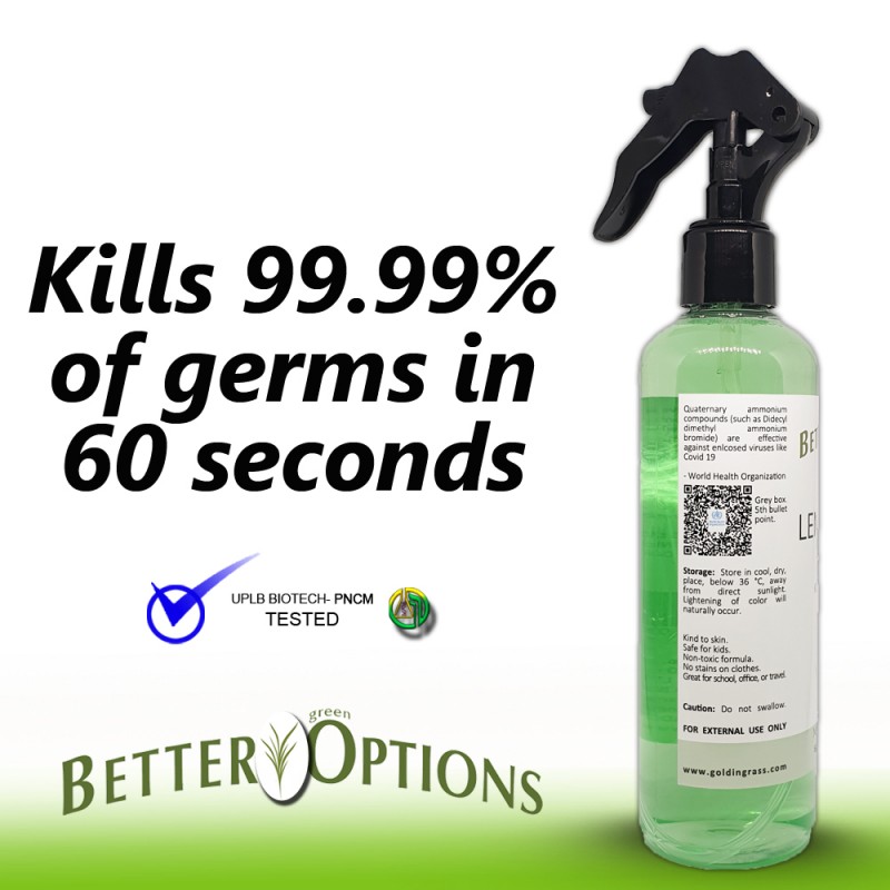 BETTER GREEN OPTIONS Sanitizer  250 mL TRIO PACK