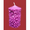 Violet flower candle