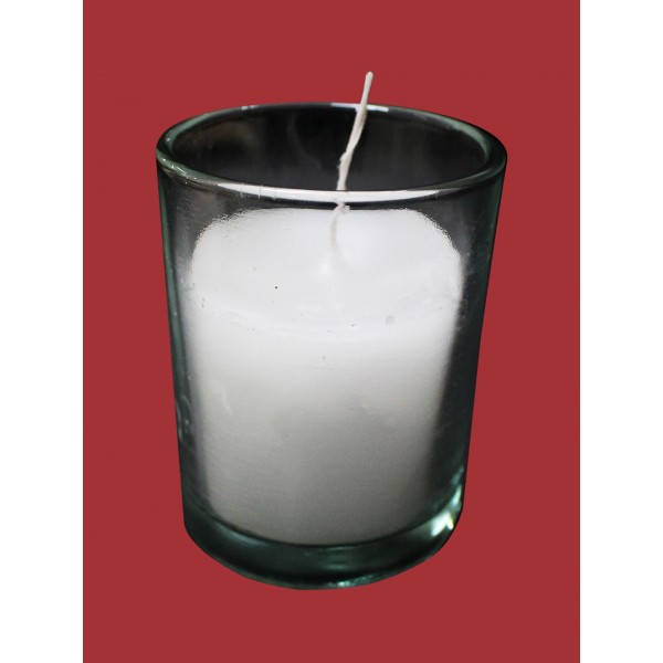 Glass candle