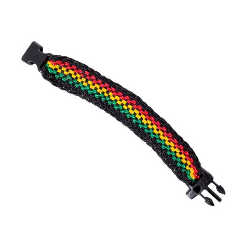 Bob Marley Survival Bracelet with Whistle